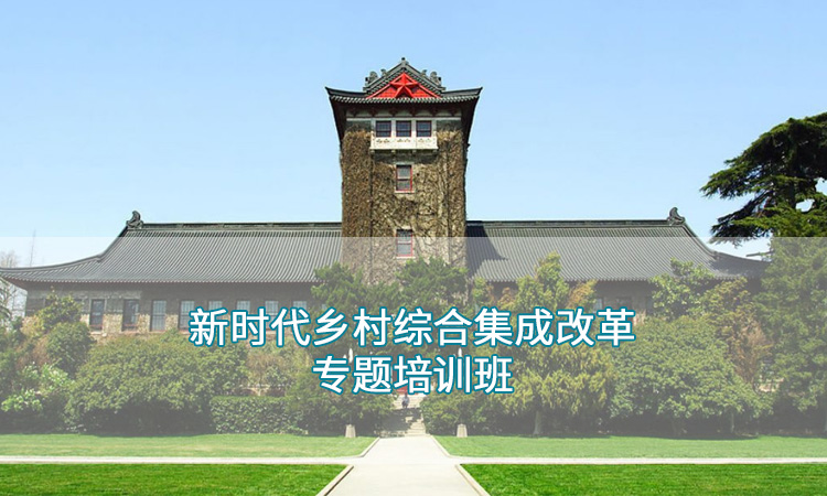 南京大学-新时代乡村综合集成改革专题培训班