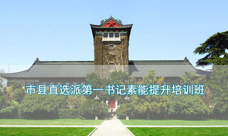 南京大学——市县直选派第一书记综合能力提升培训班