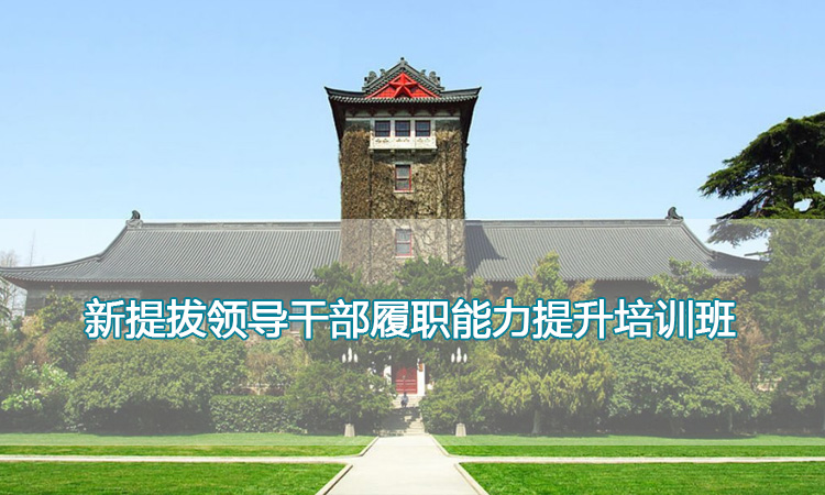 南京大学培训中心-新提拔领导干部履职能力提升培训班